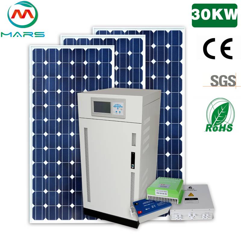 30KW Solar Power System, 30KW Solar Energy For Home, 30KW Off Grid Solar Kit